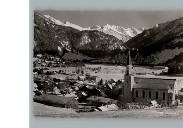 Hindelang Winter-Karte