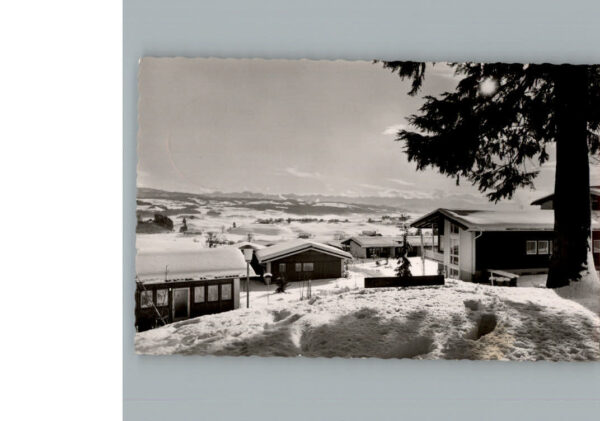 Lindenberg Allgaeu Winter-Karte