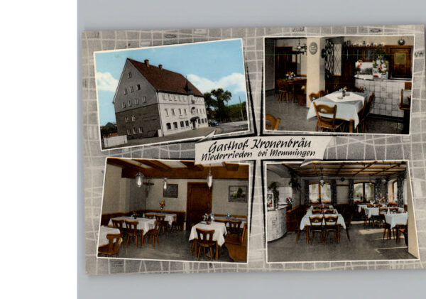 Niederrieden Gasthof Kronenbraeu