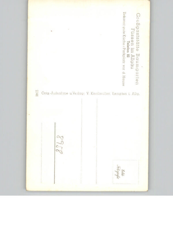 Fuessen Gaststaette Baumgarten – Bild 2