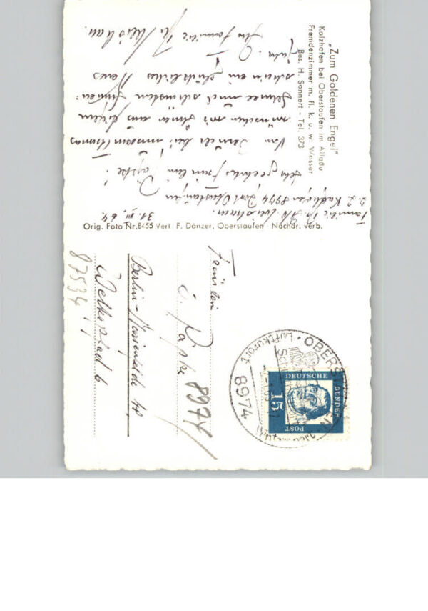 Kalzhofen Gasthof zum goldenen Engel – Bild 2