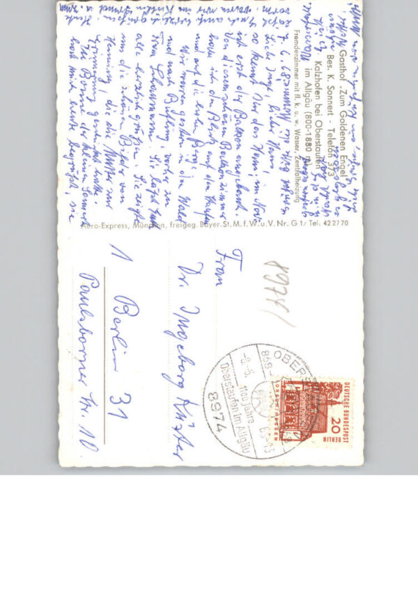 Kalzhofen Gasthof zum goldenen Engel – Bild 2