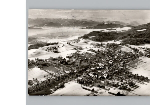Scheidegg Allgaeu Winter-Karte