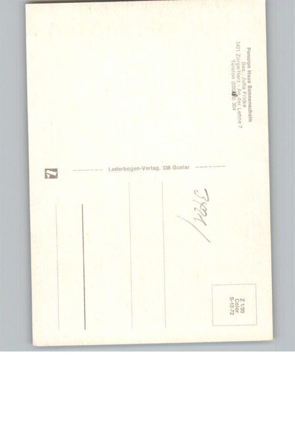 Zorge Pension Haus Sonnenschein – Bild 2