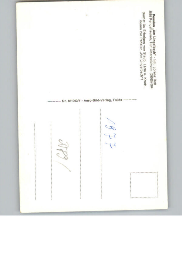 Rengshausen Hessen Pension Am Lingelbach – Bild 2