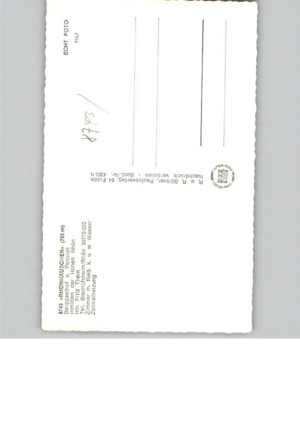 Bischofsheim Rhoen Gasthof Thain – Bild 2