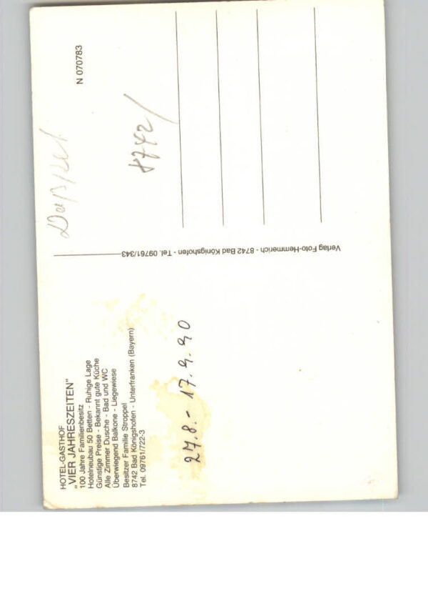 Bad Koenigshofen Hotel Vier-Jahreszeiten – Bild 2
