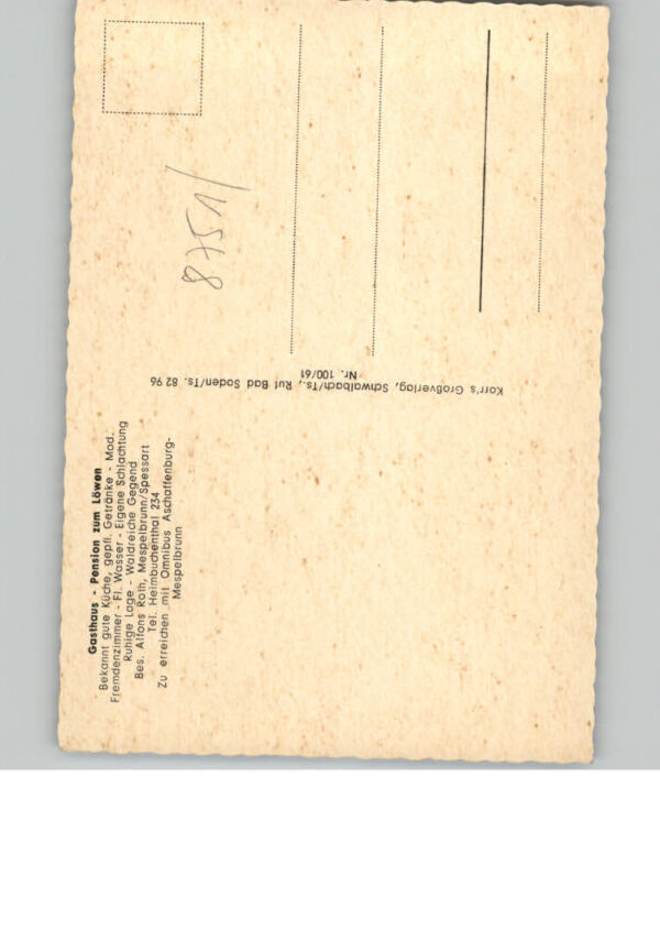 Mespelbrunn Pension zum Loewen – Bild 2