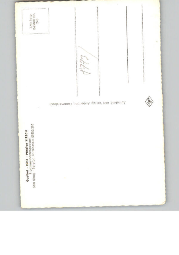 Frammersbach Gasthof Kirsch – Bild 2