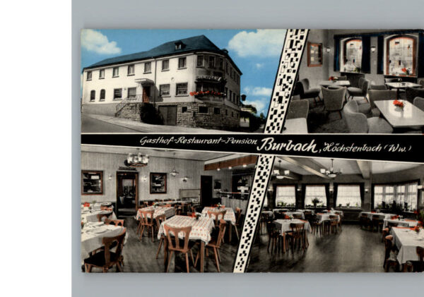 Hoechstenbach Gasthof Restaurant Pension Burbach