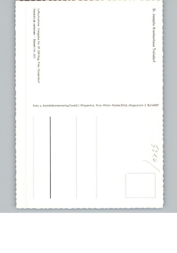 Troisdorf Fliegeraufnahme St Josephs-Krankenhaus – Bild 2