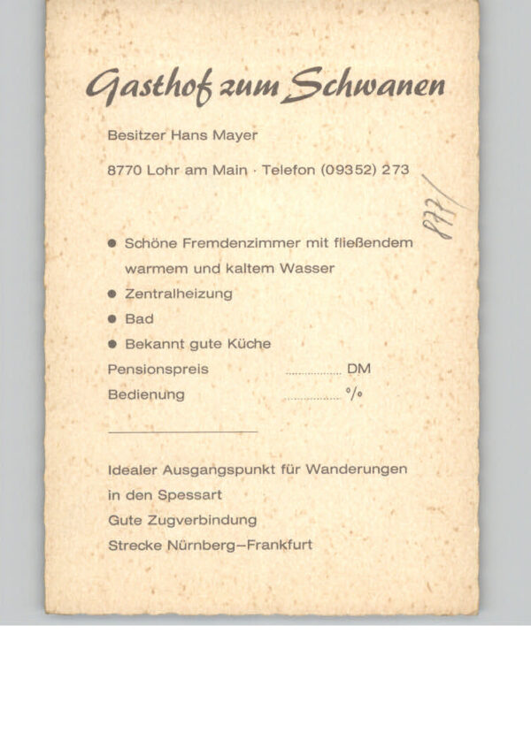 Lohr Main Gasthof zum Schwanen – Bild 2