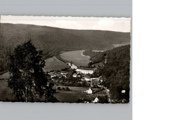 Schoenau Gemuenden Gaestehaus Maerz Fliegeraufnahme