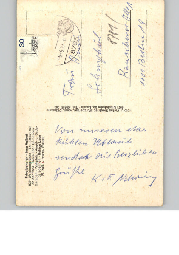 Weickersgrueben Main Pension Volkert – Bild 2