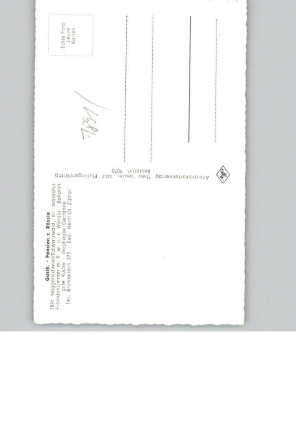 Noeggenschwiel Gasthaus Pension zum Roessle – Bild 2