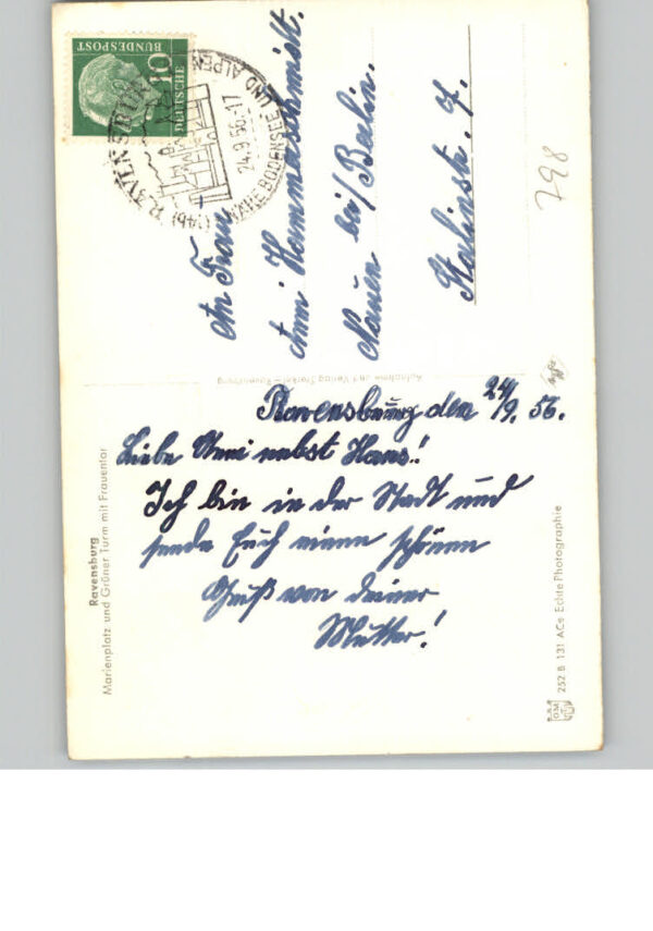 Ravensburg Wuerttemberg Marienplatz – Bild 2