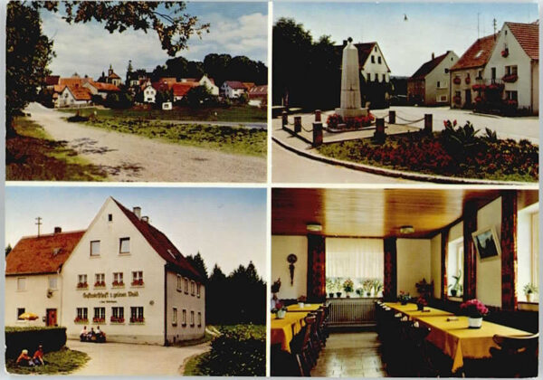 Feuchtwangen Gaststaette Pension Braeutigam