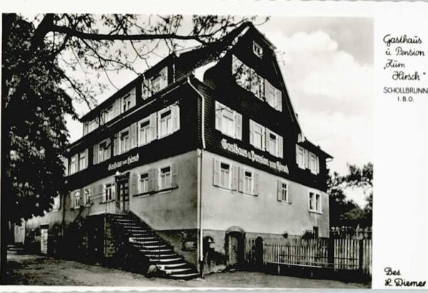 Schollbrunn Spessart Gasthaus zum Hirsch