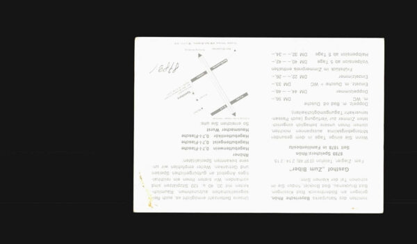 Speicherz Werbe-Karte Gasthof zum Biber – Bild 2