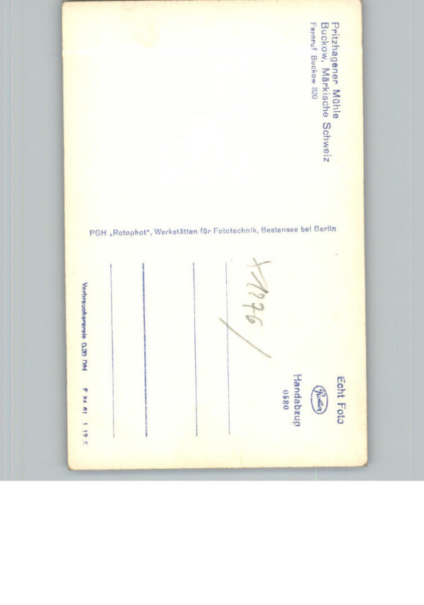 Buckow Maerkische Schweiz Restaurant Pritzhagener Muehle – Bild 2