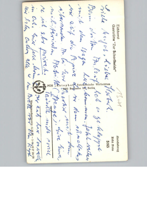 Eichhorst Eberswalde Gaststaette zur Schorfheide – Bild 2