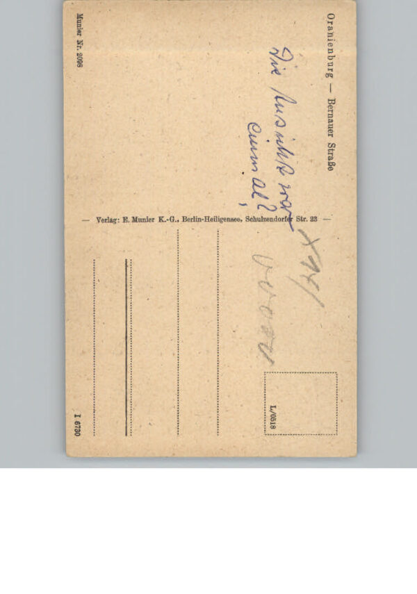 Oranienburg Bernauer Strasse – Bild 2