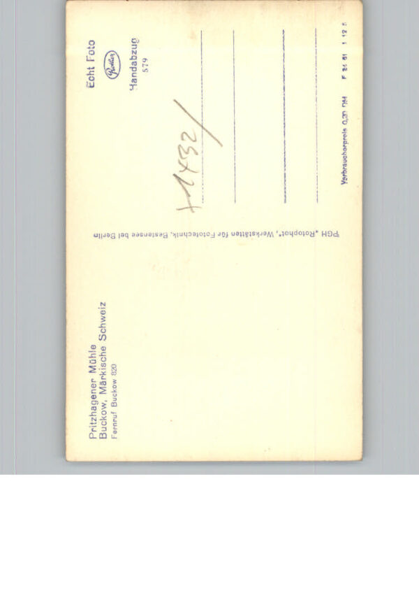 Buckow Maerkische Schweiz Pritzhagener Muehle – Bild 2