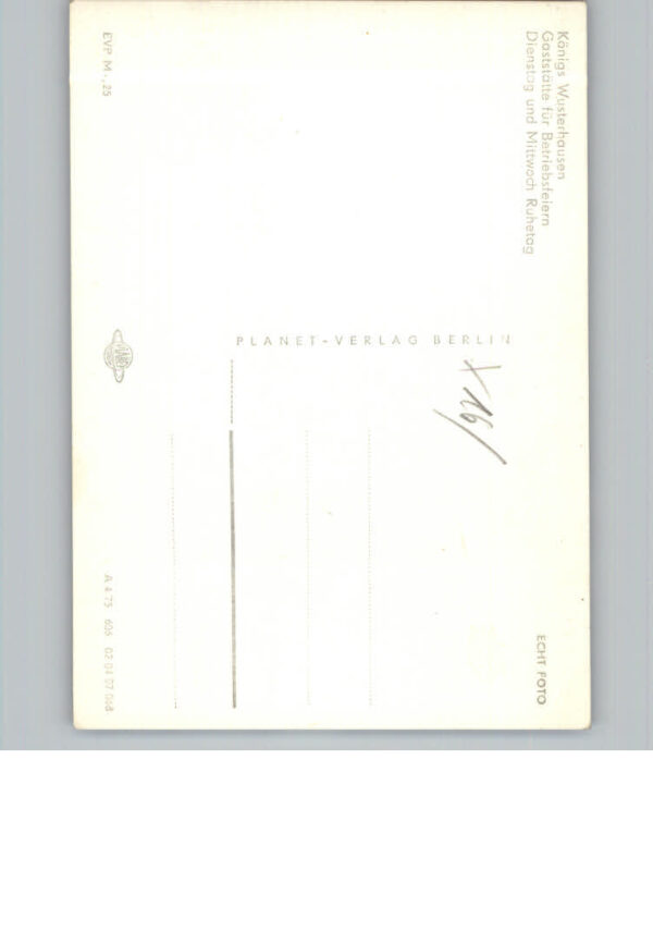 Koenigs-Wusterhausen Gaststaette Seeschloesschen – Bild 2