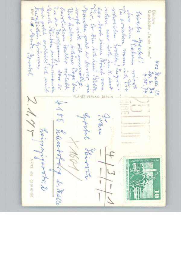 Bindow Gasthaus Tante Anna – Bild 2