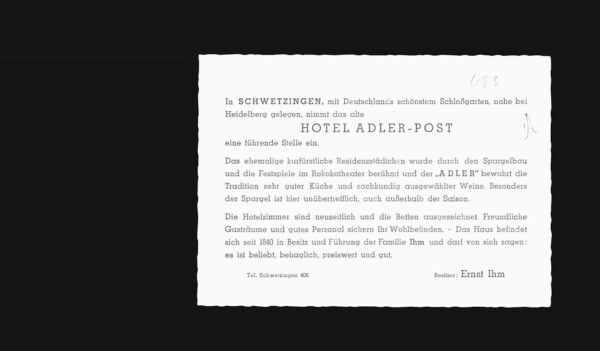 Schwetzingen Hotel Adler – Bild 2