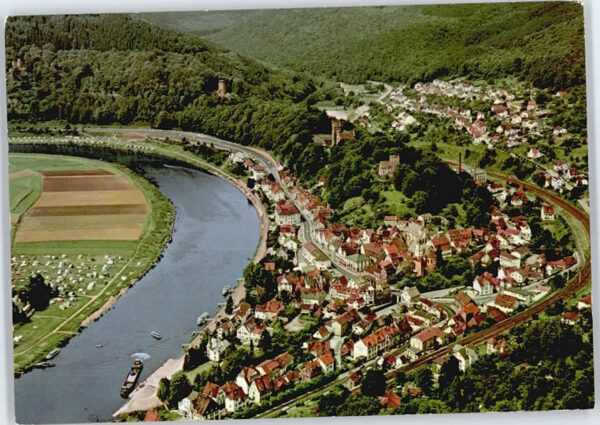 Neckarsteinach Fliegeraufnahme