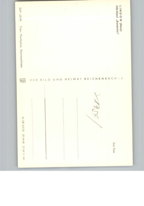 Lindow Mark Hotel Ratskeller – Bild 2