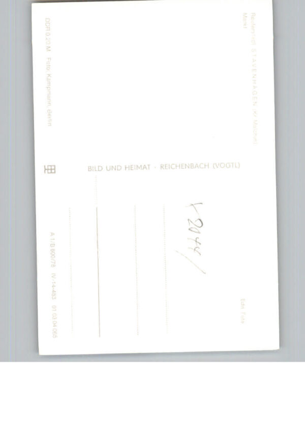 Stavenhagen Handlungen – Bild 2