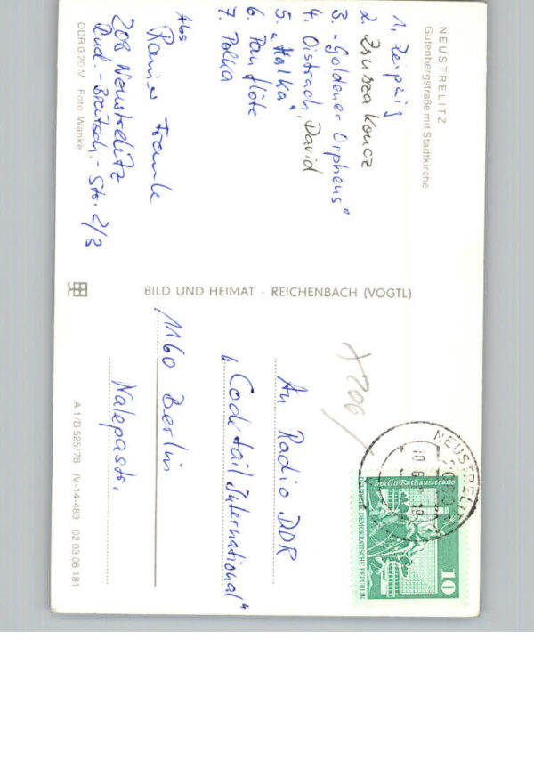 Neustrelitz Gutenbergstrasse – Bild 2