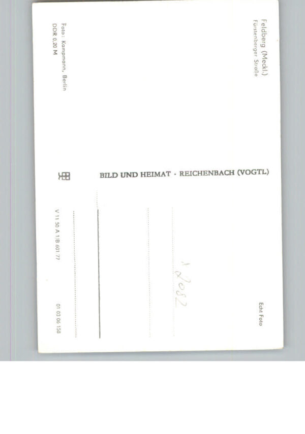 Feldberg Mecklenburg Fuerstenberger Strasse – Bild 2