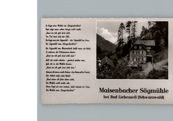 Bad Liebenzell Gasthaus Pension Maisenbacher Saegmuehle