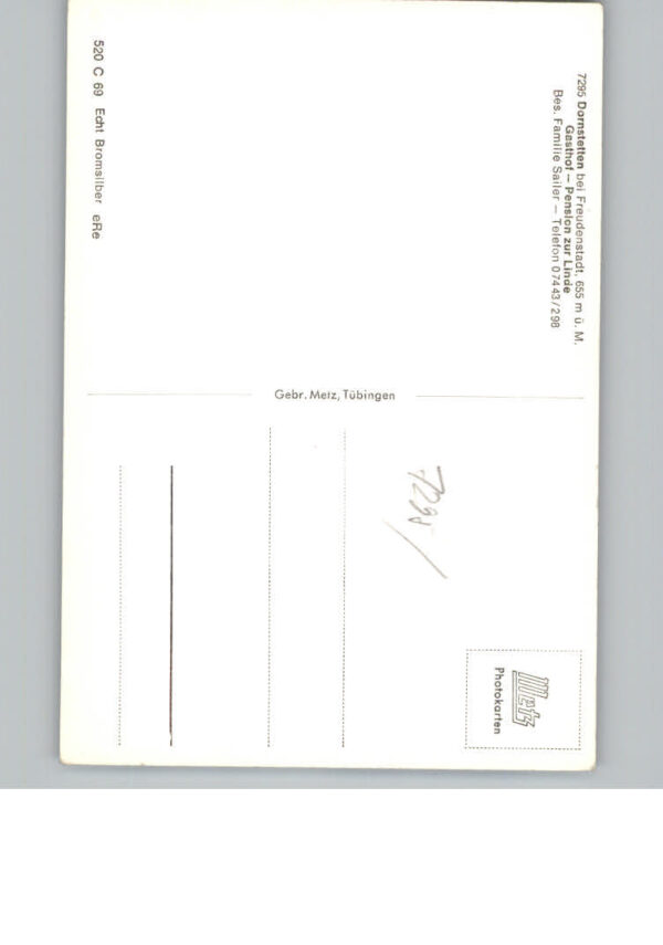 Dornstetten Wuerttemberg Gasthof Zur Linde – Bild 2