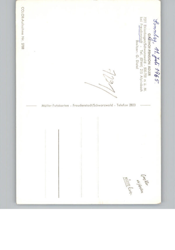Freudenstadt Gasthof Pension Adler – Bild 2