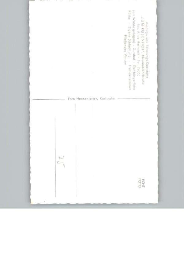 Neureut Karlsruhe Gaststaette Zum Rosenhof – Bild 2