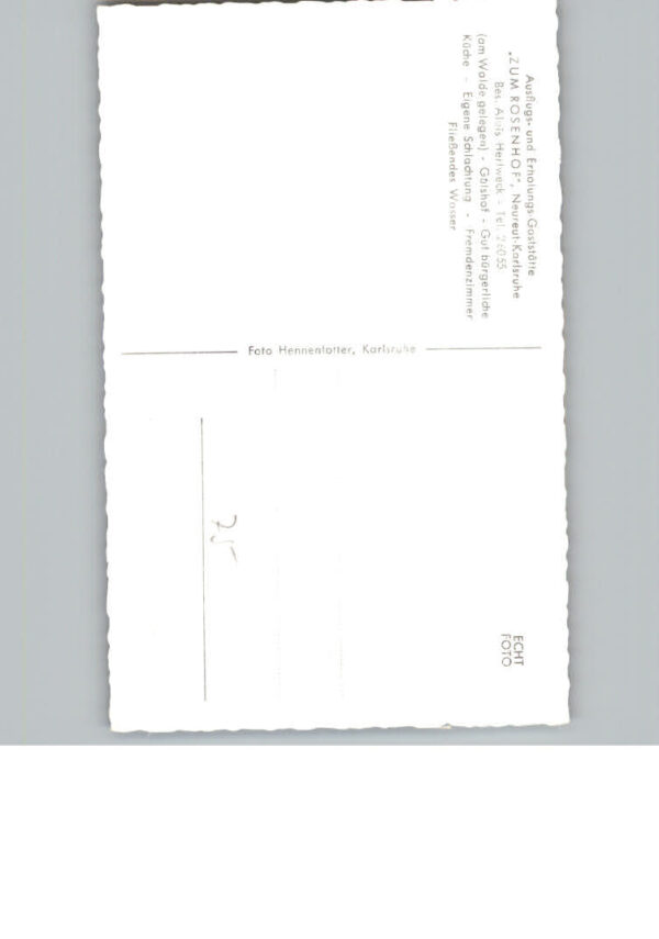 Neureut Karlsruhe Gaststaette Zum Rosenhof – Bild 2