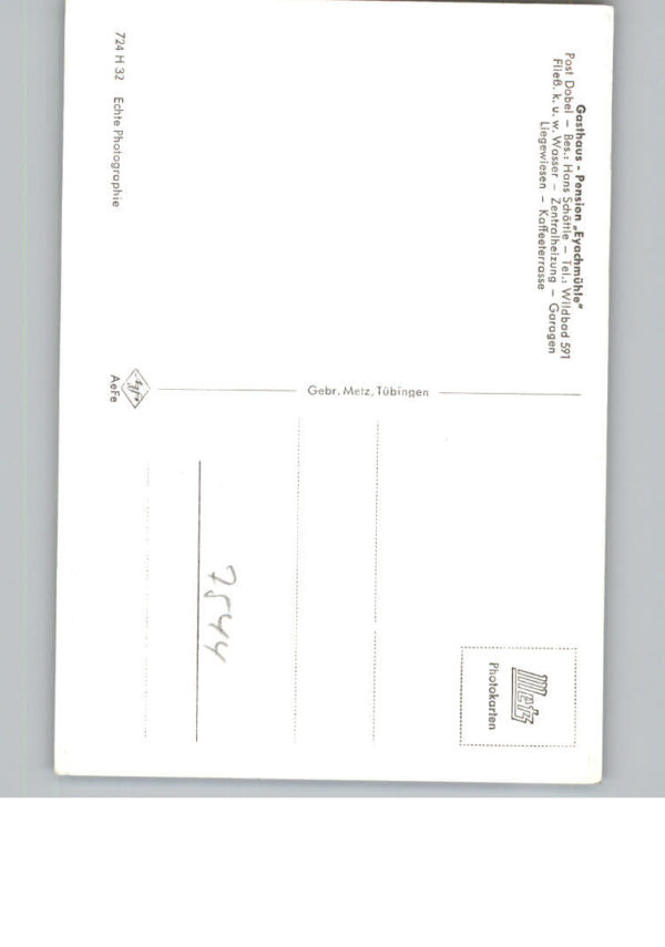Dobel Schwarzwald Gasthaus Pension Eyachmuehle – Bild 2