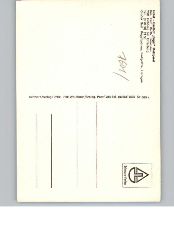 Hohberg Offenburg Gasthof Metzgerei Engel – Bild 2