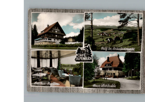 Saig Schwarzwald Pension Cafe Alpenblick