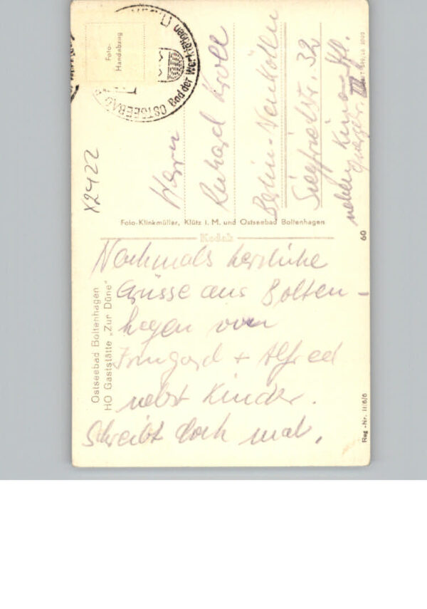 Boltenhagen Ostseebad Gaststaette Zur Duene – Bild 2