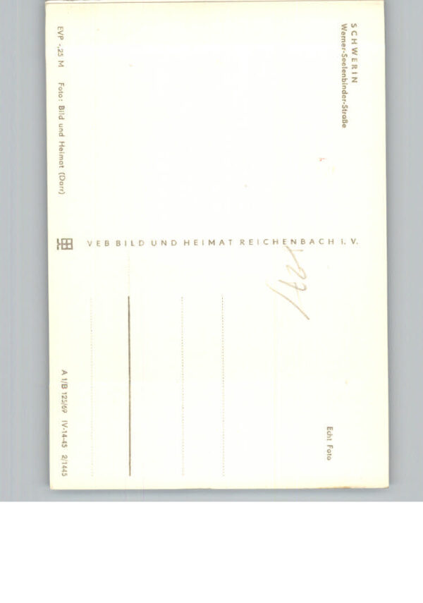 Schwerin Mecklenburg Werner - Seelenbinder - Strasse – Bild 2