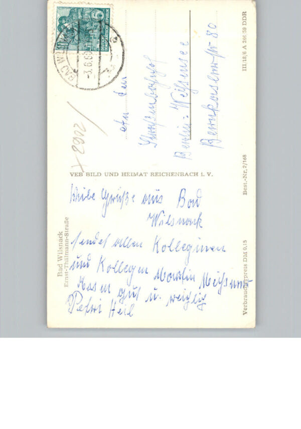 Bad Wilsnack Ernst - Thaelmann - Strasse – Bild 2