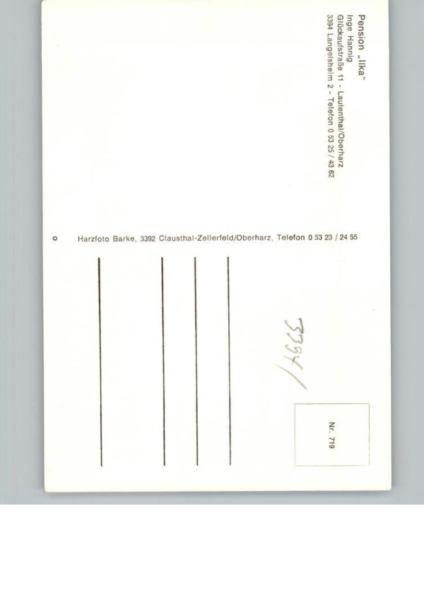 Lautenthal Harz Pension Ilka – Bild 2