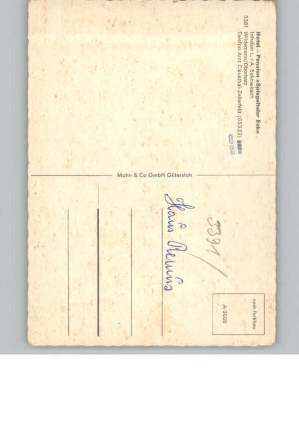 Wildemann Hotel - Pension Spiegeltaler Eck – Bild 2