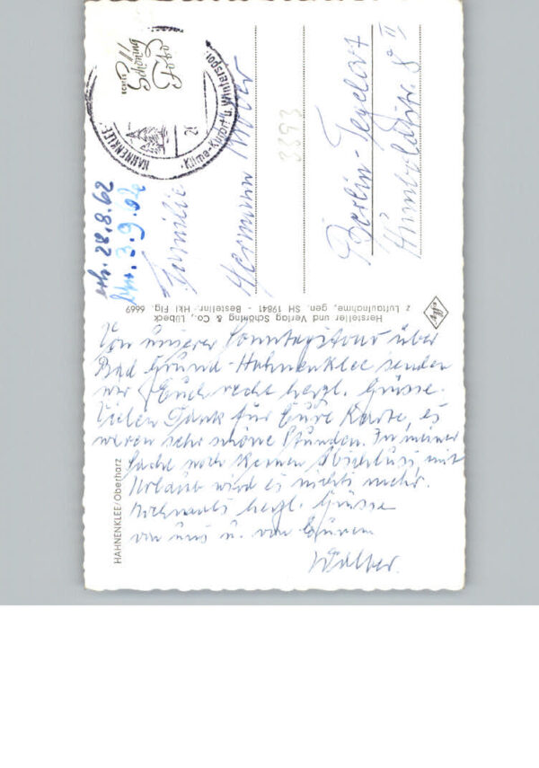 Hahnenklee-Bockswiese Harz Fliegeraufnahme – Bild 2