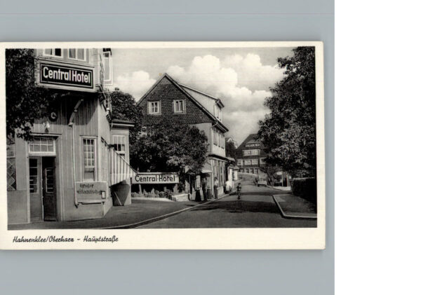 Hahnenklee-Bockswiese Harz Hauptstrasse